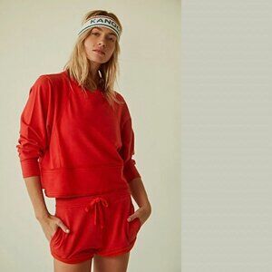 NWT FP Movement by Free People Where The Wind Blows Sweatshirt Long Sleeve Top